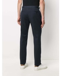 Pantalon chino bleu marine Incotex