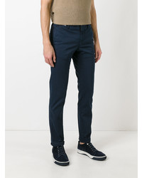 Pantalon chino bleu marine Incotex