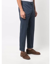 Pantalon chino bleu marine Brunello Cucinelli