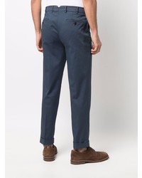 Pantalon chino bleu marine Brunello Cucinelli