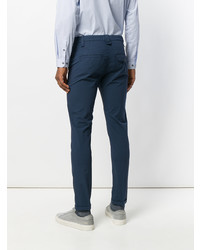 Pantalon chino bleu marine Dondup