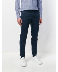 Pantalon chino bleu marine Dondup