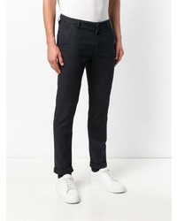 Pantalon chino bleu marine Dondup