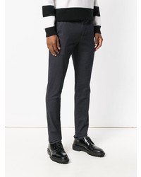 Pantalon chino bleu marine Dondup