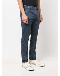 Pantalon chino bleu marine Dondup