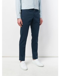 Pantalon chino bleu marine Dondup