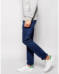 Pantalon chino bleu marine Selected