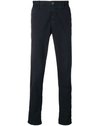 Pantalon chino bleu marine Incotex