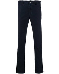 Pantalon chino bleu marine Incotex