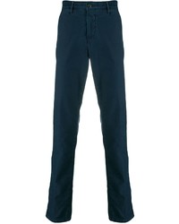 Pantalon chino bleu marine Incotex