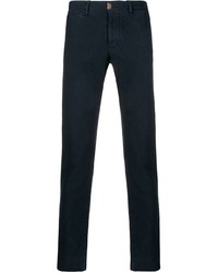 Pantalon chino bleu marine Incotex