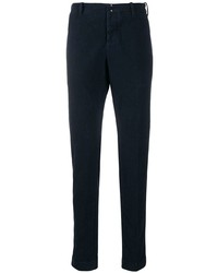 Pantalon chino bleu marine Incotex