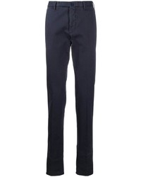 Pantalon chino bleu marine Incotex