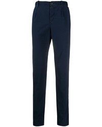 Pantalon chino bleu marine Incotex