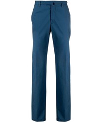 Pantalon chino bleu marine Incotex