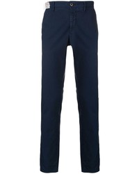 Pantalon chino bleu marine Incotex