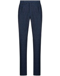 Pantalon chino bleu marine Incotex