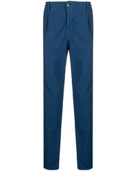 Pantalon chino bleu marine Incotex