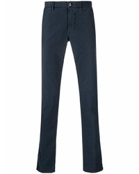 Pantalon chino bleu marine Incotex