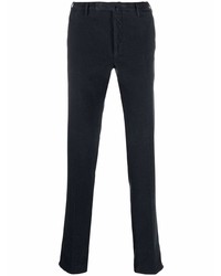 Pantalon chino bleu marine Incotex