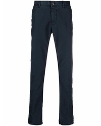 Pantalon chino bleu marine Incotex