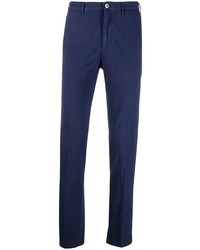 Pantalon chino bleu marine Incotex