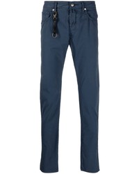 Pantalon chino bleu marine Incotex