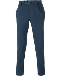 Pantalon chino bleu marine Incotex