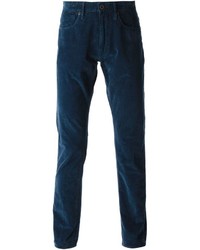 Pantalon chino bleu marine Incotex