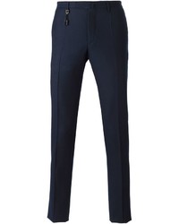 Pantalon chino bleu marine Incotex