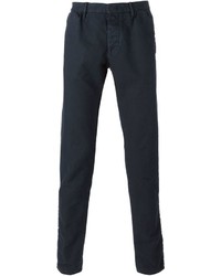 Pantalon chino bleu marine Incotex