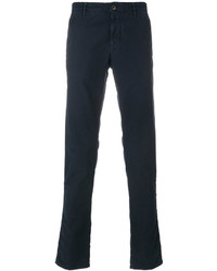 Pantalon chino bleu marine Incotex