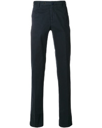 Pantalon chino bleu marine Incotex