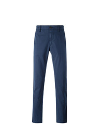 Pantalon chino bleu marine Incotex