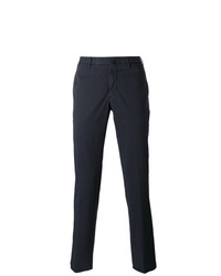 Pantalon chino bleu marine Incotex