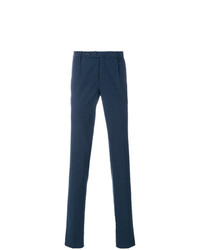 Pantalon chino bleu marine Incotex