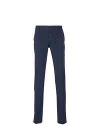 Pantalon chino bleu marine Incotex