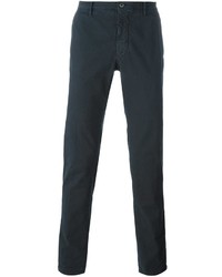 Pantalon chino bleu marine Incotex