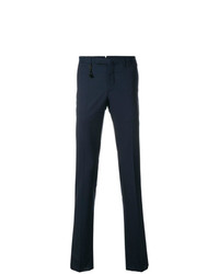 Pantalon chino bleu marine Incotex