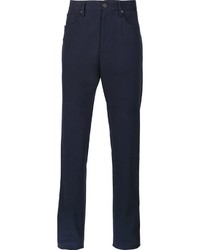 Pantalon chino bleu marine Incotex