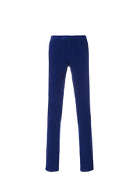 Pantalon chino bleu marine Incotex