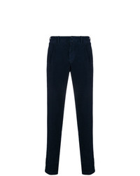 Pantalon chino bleu marine Incotex