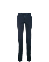 Pantalon chino bleu marine Incotex