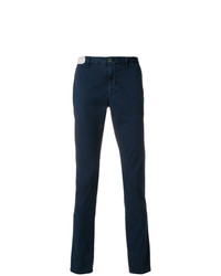 Pantalon chino bleu marine Incotex