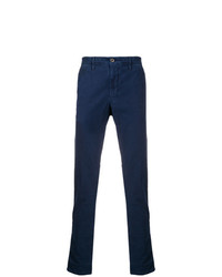 Pantalon chino bleu marine Incotex