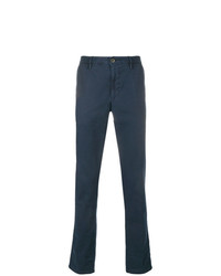 Pantalon chino bleu marine Incotex