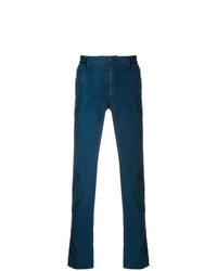 Pantalon chino bleu marine Incotex