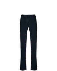 Pantalon chino bleu marine Incotex