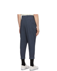 Pantalon chino bleu marine AMI Alexandre Mattiussi