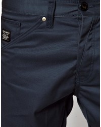 Pantalon chino bleu marine Jack and Jones